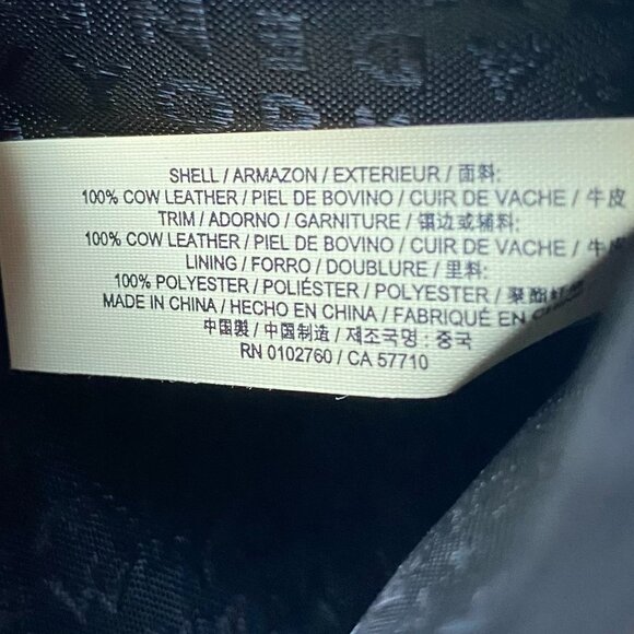 Kate Spade Studded Double Bifold Leather Black Wallet - Picture 7 of 11